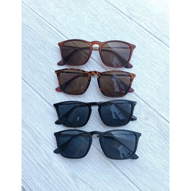 kacamata hitam pria sport terlaris- kacamata Rb Chris anti Uv 400