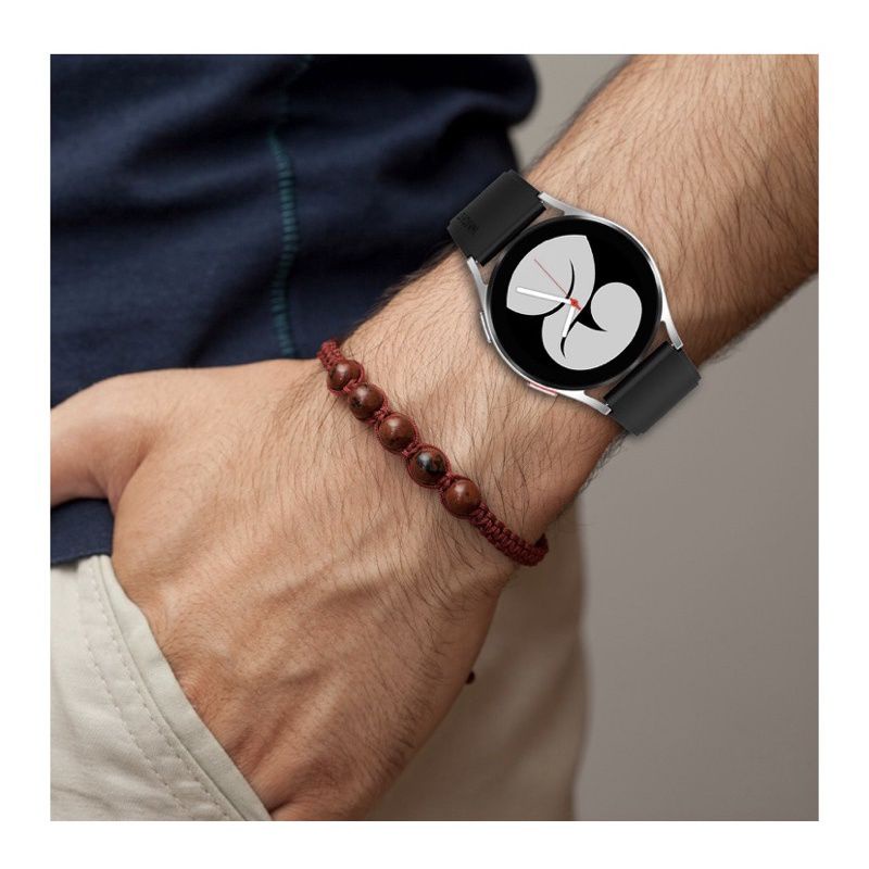 Strap Samsung Galaxy Watch 4 Classic 40mm 42mm 44mm 46mm Rubber Tali Jam Tangan