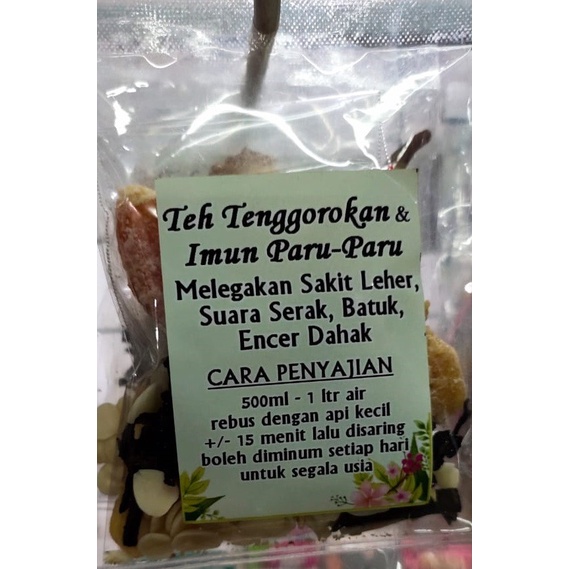 

ORIGINAL MURAH Teh Herbal Imun Paru paru dan tenggorokan (anti Covid)
