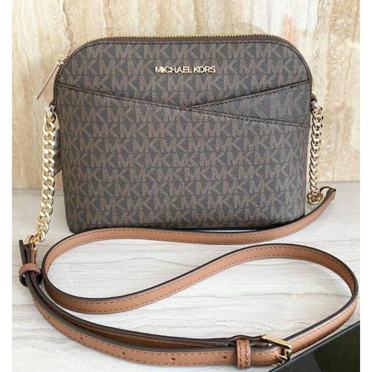MK Jetset Travel Medium Dome Crossbody