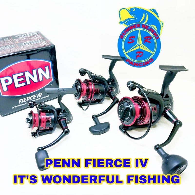 Reel PENN FIERCE IV III 1000 2000 2500 3000 4000 5000 6000 8000