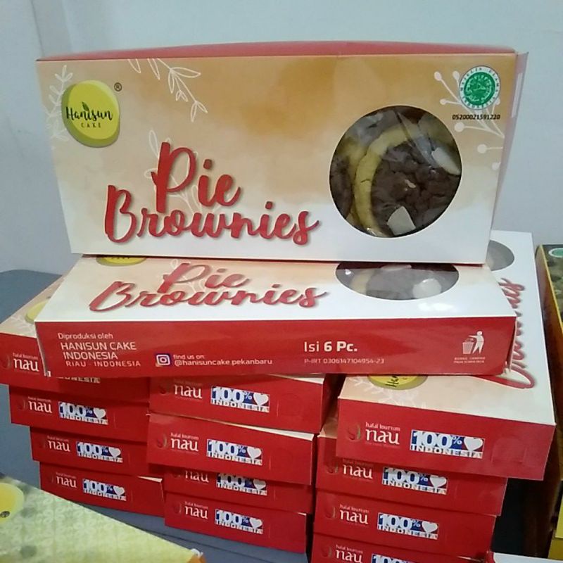 

pie brownies isi 6pc | oleh-oleh pekanbaru Riau