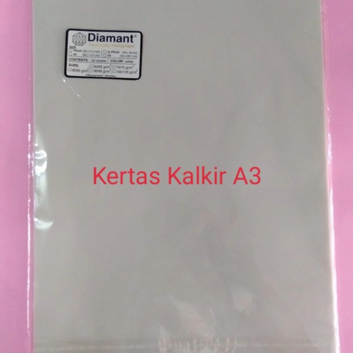 

murah Kertas Kalkir A3 - 80/85 grm Tracing Paper