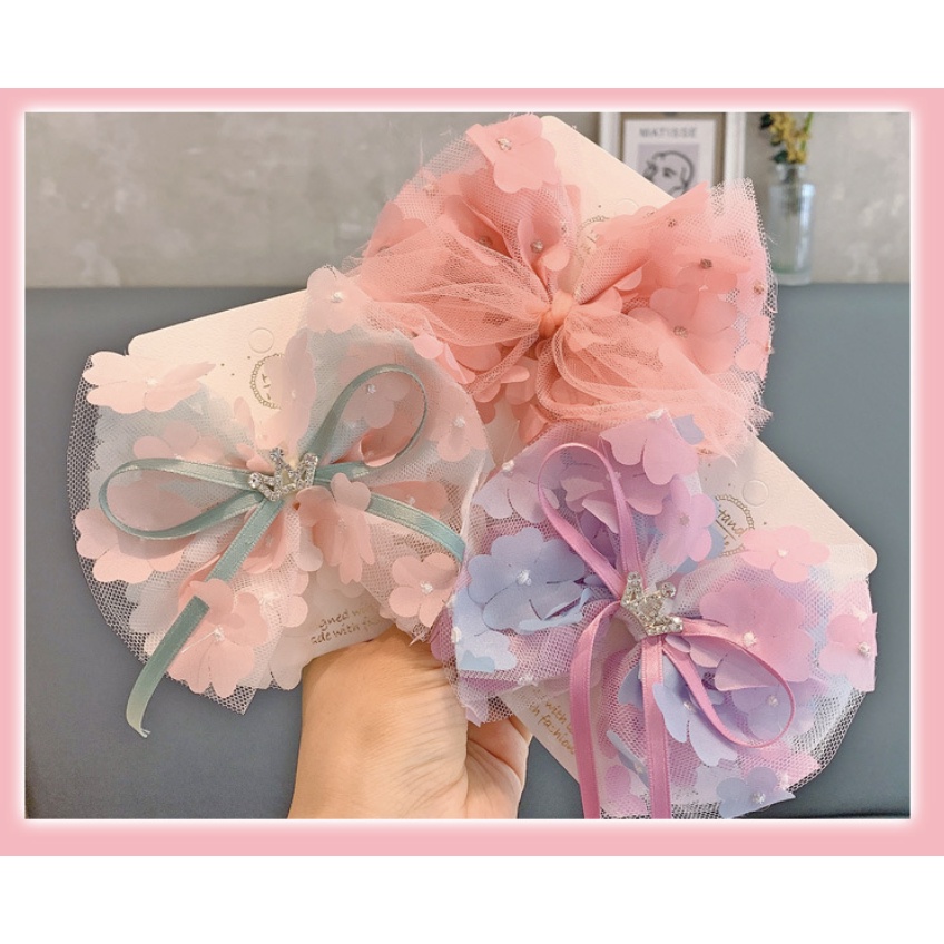 babyfit HYDRA flower jepit rambut anak perempuan import aksesoris bunga besar ag30r