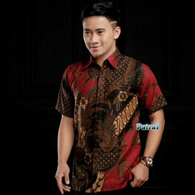 Batik Kurnia - Hem Batik Pria Katun Pekalongan 556