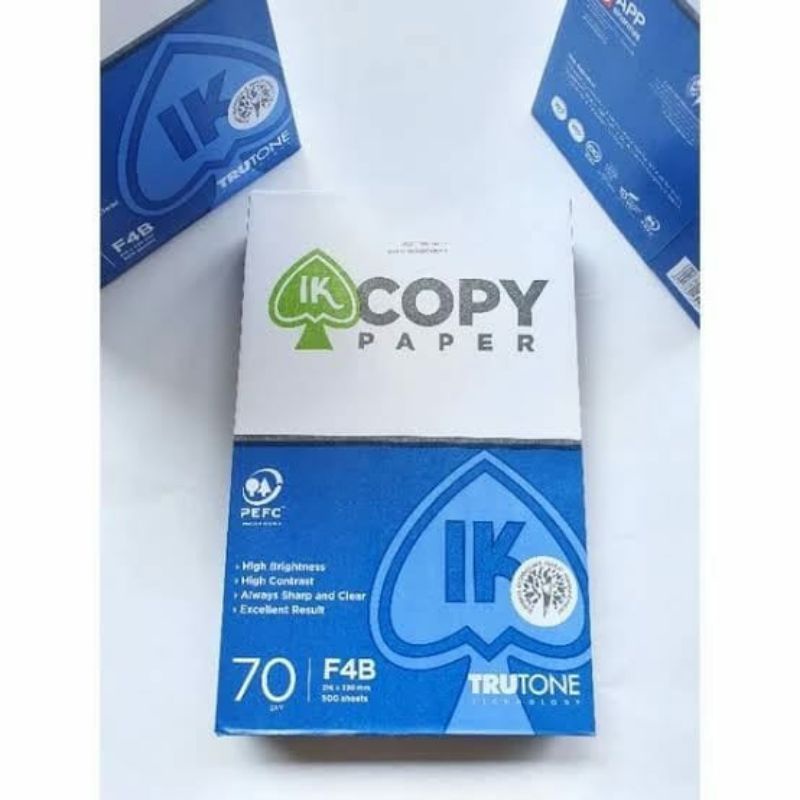 

Kertas Fotocopy Copy Paper IK F4 70 Gram