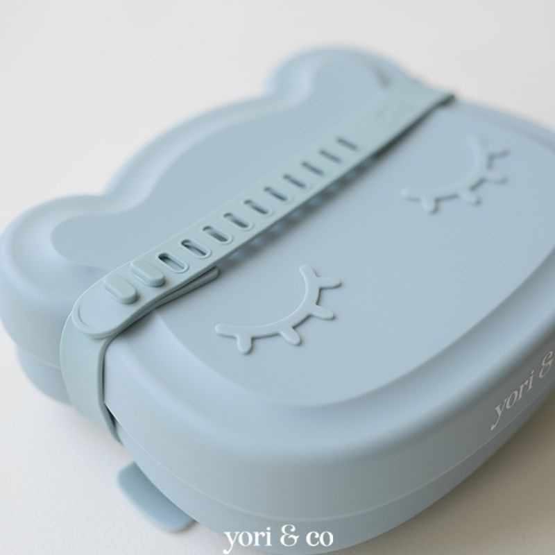 Yoriandco - Suction Plate With Lid And Band - Piring Kotak Makan Bayi Anak