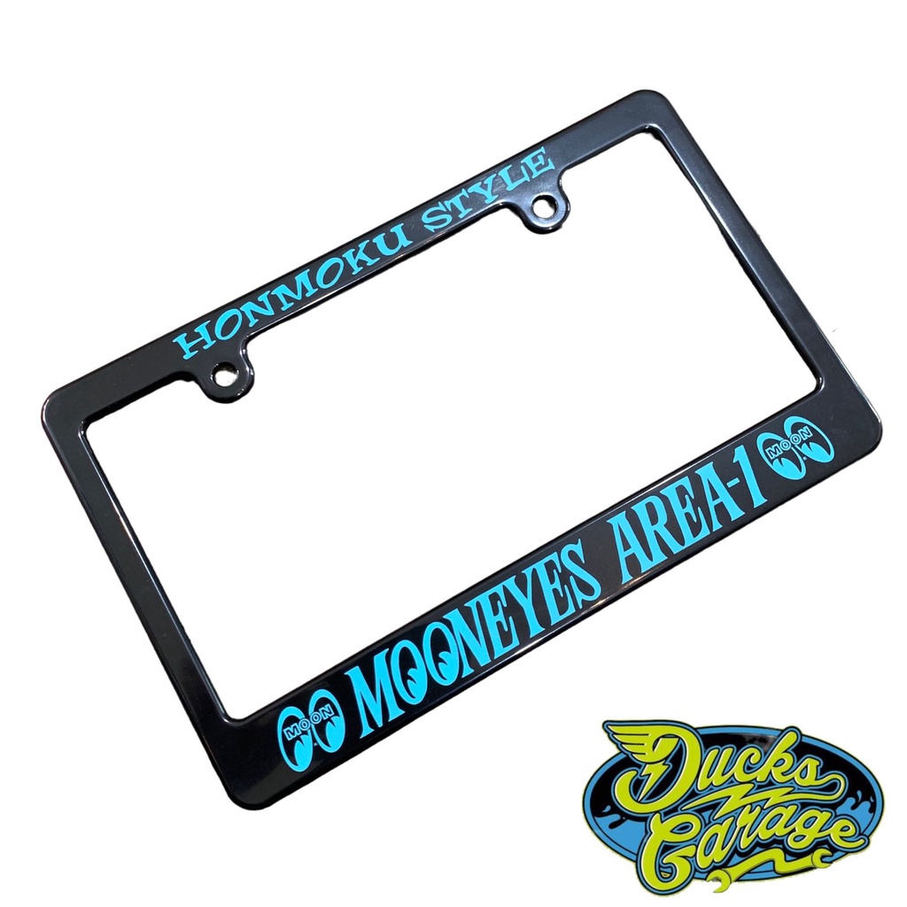 Cover Frame Plat Nomor Motor MOONEYES Medium Original