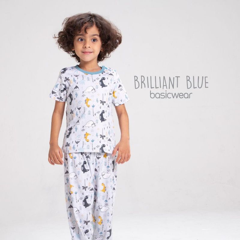 Setelan Velvet Pendek Panjang (CPR) BRILIAND BLUE Size S,M,L,2L,XL,XXL