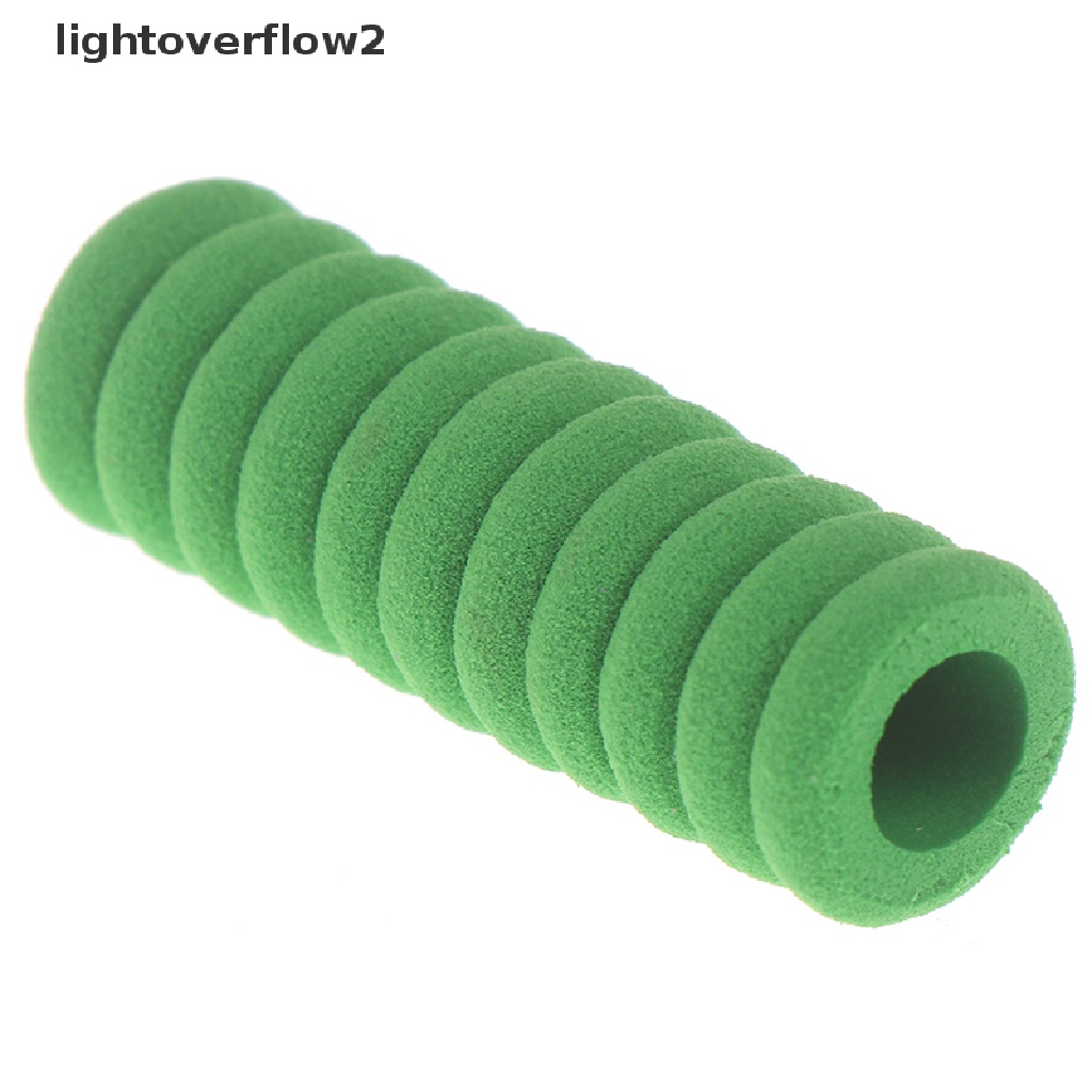 (lightoverflow2) 10pcs Grip Pensil Bahan Busa Lembut Nyaman Untuk Menulis Anak