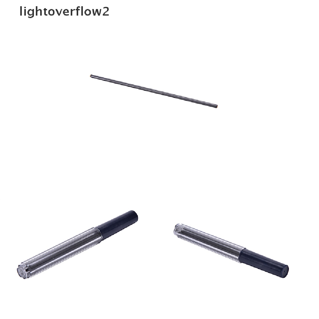 (lightoverflow2) 4 Set Refill Pensil Mekanik HB Grade Warna Hitam Untuk Ujian Gambar / Sekolah