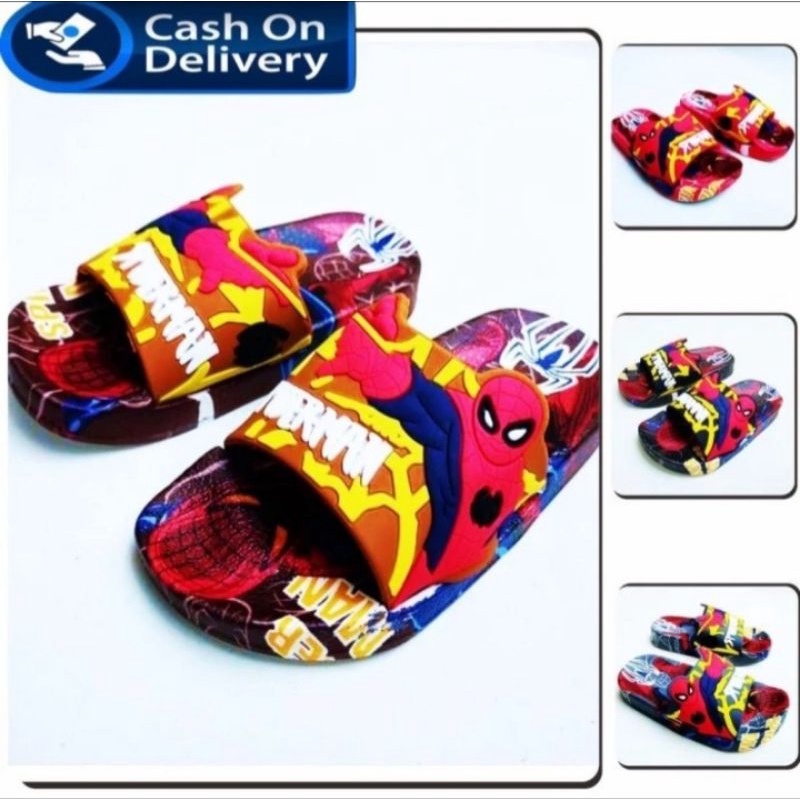 Sandal Selop anak karakter BATMAN S-6088-x1 size 24-35/ sandal anak laki-laki