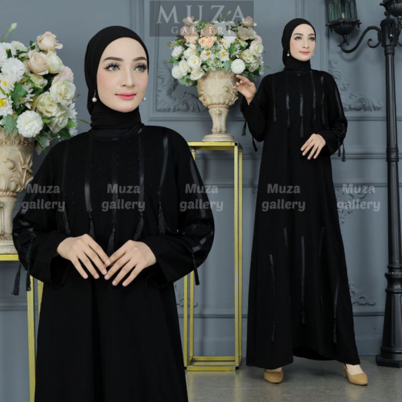 MUZA ABAYA HITAM ANDHITA