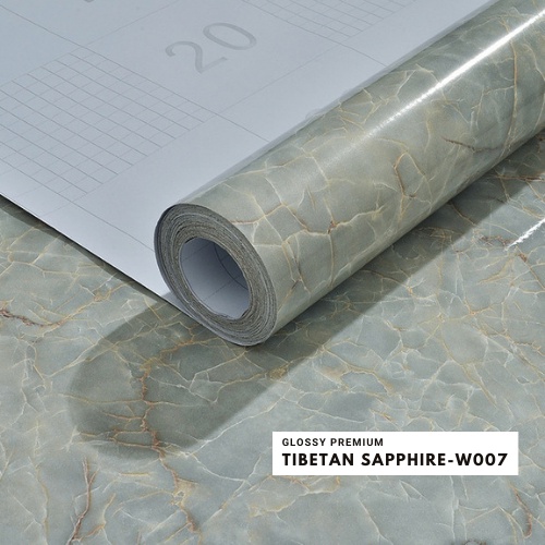 Wall Stiker Premium Dekorasi Dinding Dapur Motif Marmer Anti Air