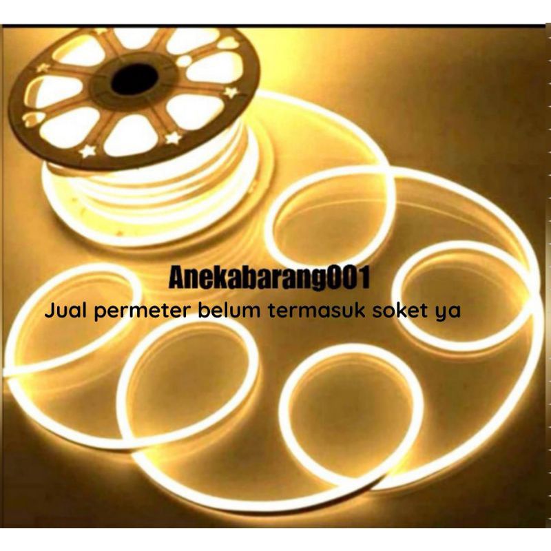 Jual Promo Meter Free Soket Lampu Neon Flex Led Selang Flexible Sign Strip Flexibel Shopee