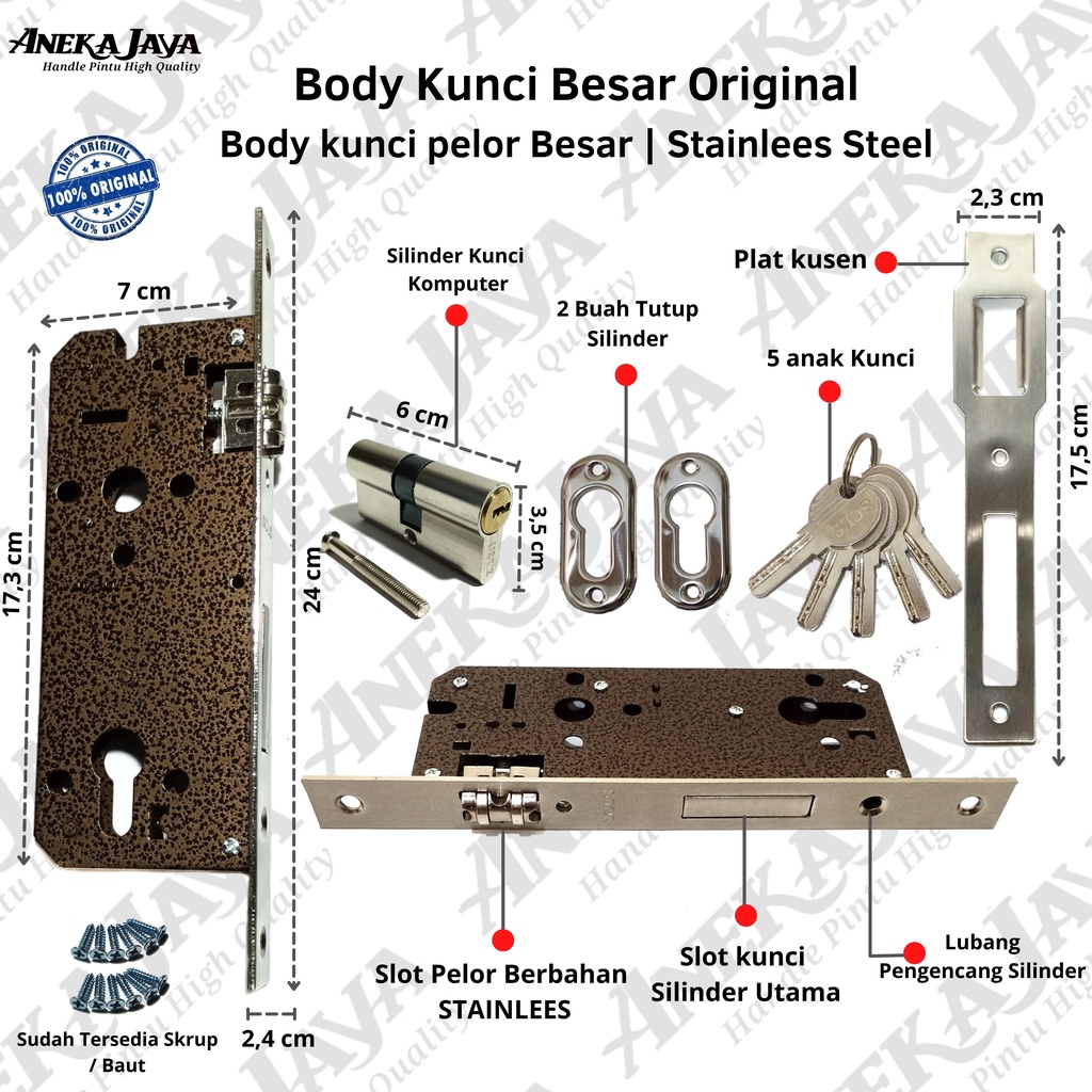 4 Gagang Handle Set Kunci Kaki Tembus Panjang 60 cm 45 33 Warna Hitam Tarikan Pegangan Terbaru Murah