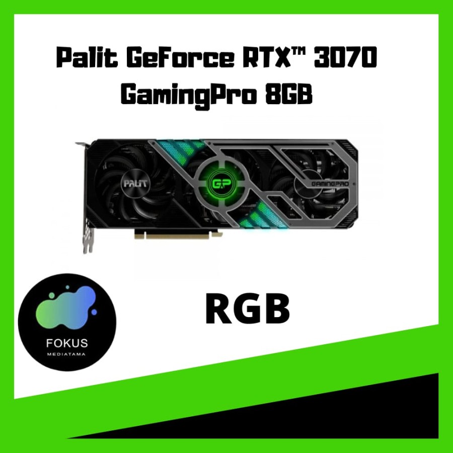 Palit VGA vGeForce RTX™ Nvidia RTX3070 GP 8G GDDR6 256bit
