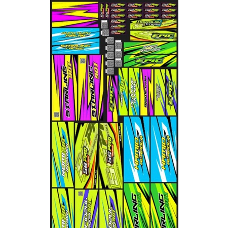 

custom stiker starling