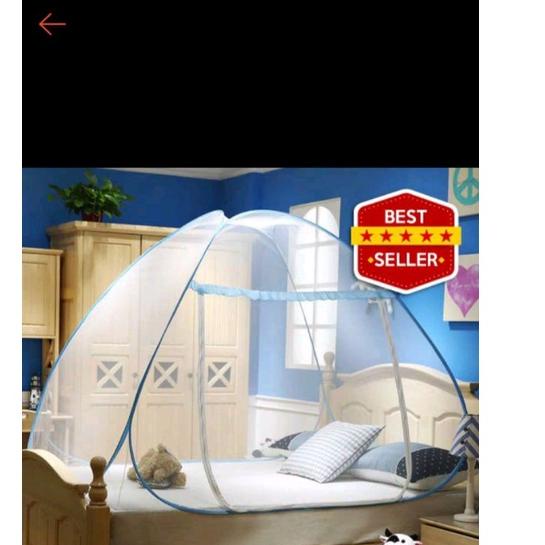 Murah KELAMBU TENDA KELAMBU LIPAT 200X200 BAWAH BOLONG 4 SUDUT ADA KARET KELAMBU NYAMUK KELAMBU TIDU