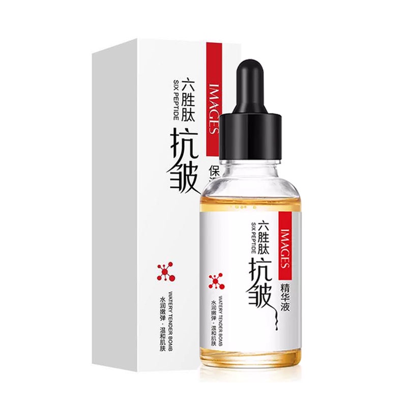 IMAGES Six Peptide Serum Anti Wrinkle Anti Aging Ampuh Hilangkan Kerutan Wajah (COD)