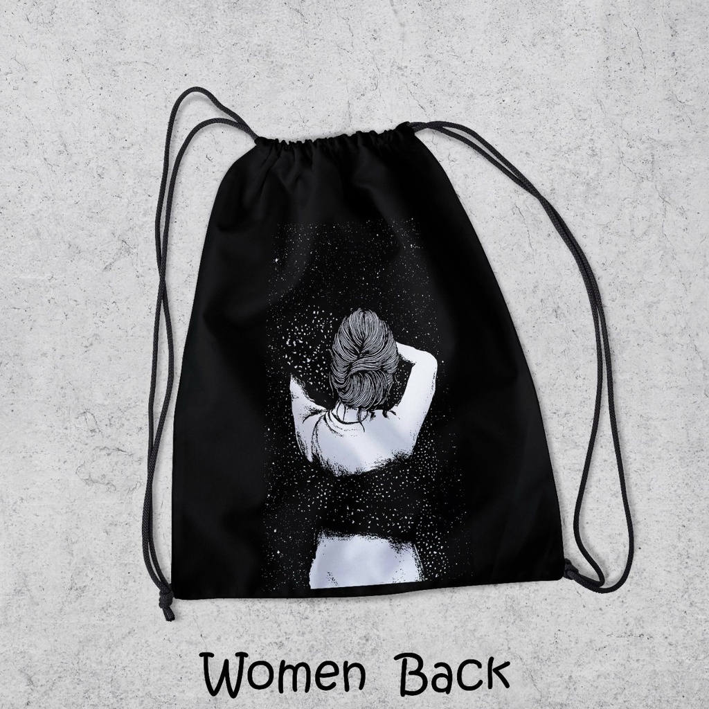 ZCO - Tas Serut Multifungsi Untuk Olahraga Sekolah Futsal Basket Berenang Tas Serut Terlengkap  - String bag - New Stringbag - Tas Kerut Anti Air Ukuran 38 x 30 cm Part IX | Morybag