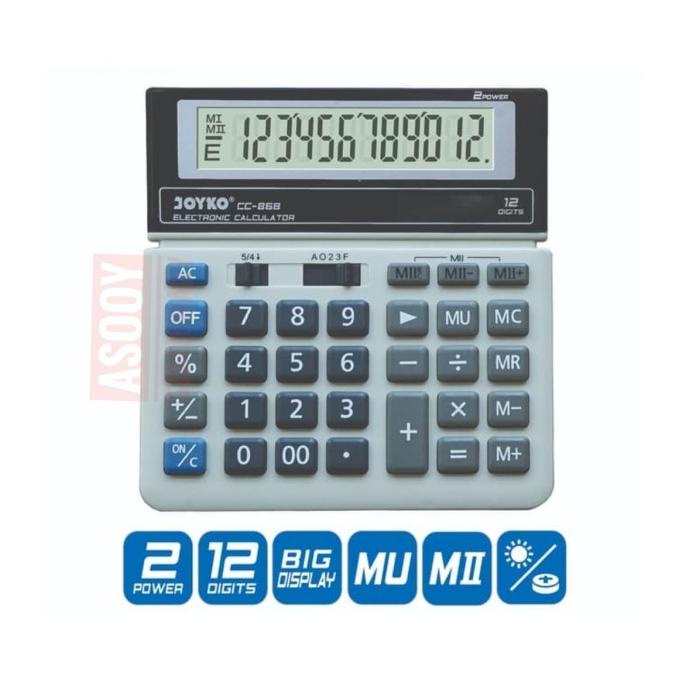 

[COD] Calculator / Kalkulator Joyko CC-868 12 digits SALE Kode 23