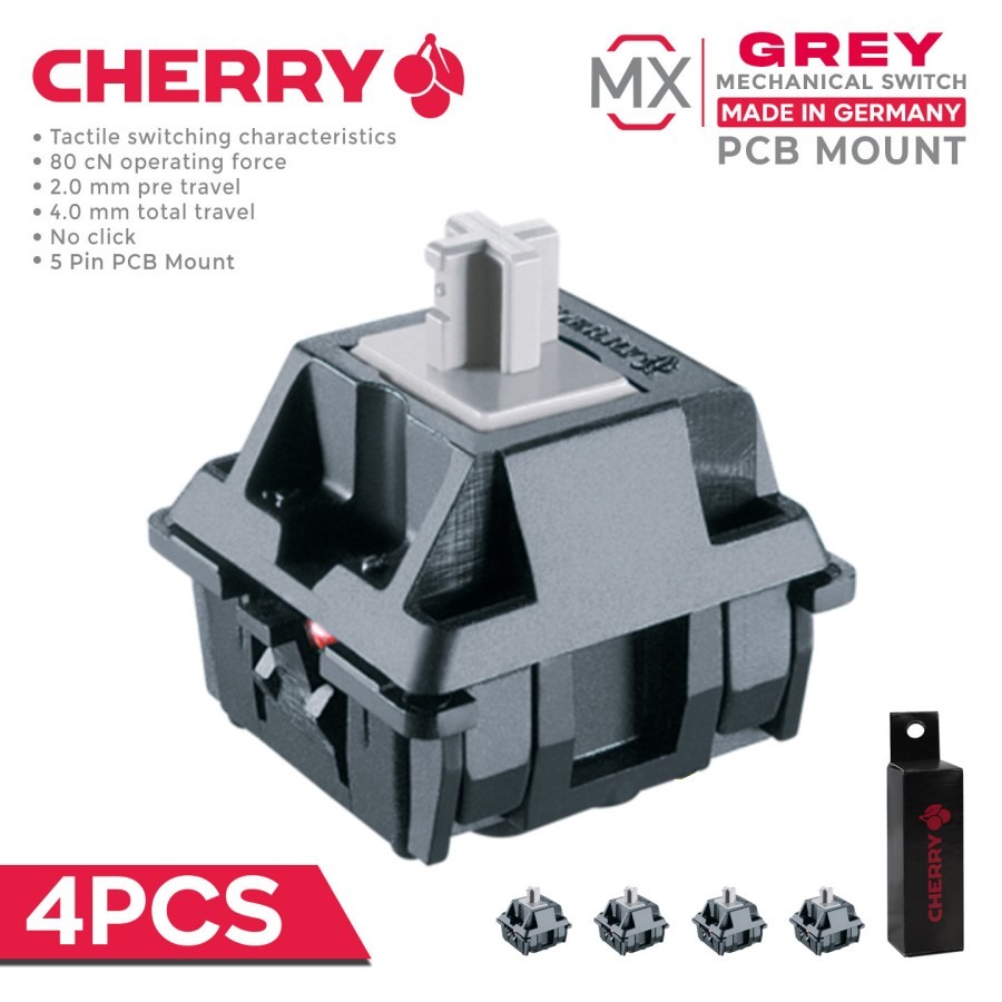 CHERRY MX SWITCH PCB MOUNT 5 PIN NO BACK LIGHT