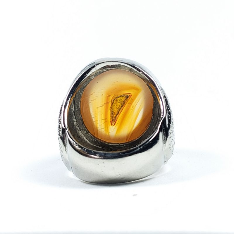 BATU AKIK COMBONG SAGA JANTAN NATURAL CHALCEDONY KODE 02223
