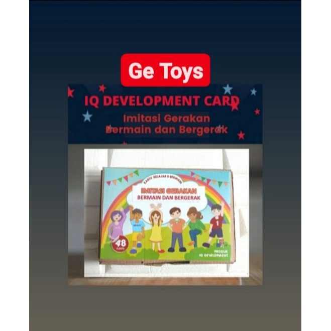 GE TOYS KARTU IMITASI GERAKAN/IQ DEVELOPMENT