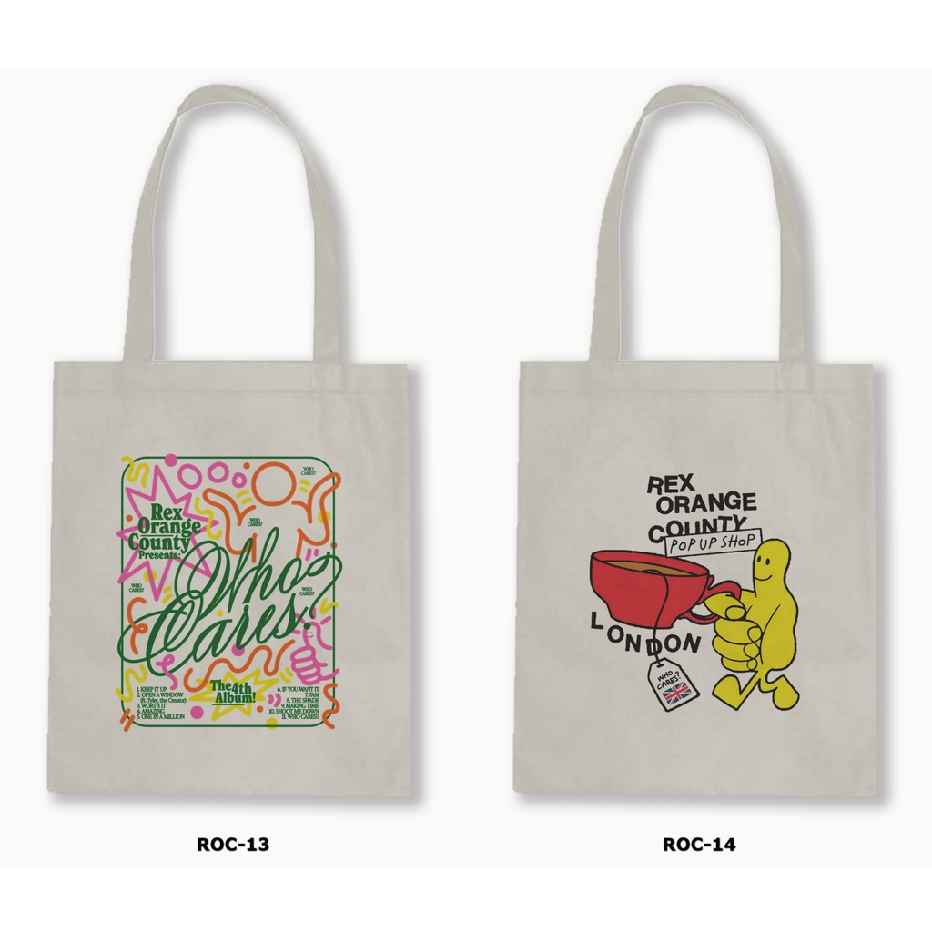 TOTE BAG BLACU - REX ORANGE COUNTY 1