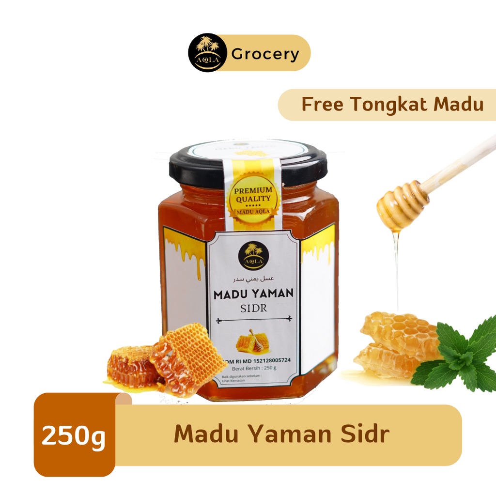 

Madu Yaman Sidr Fakhir BPOM Asli Hadhramaut Yaman Original - 250gr