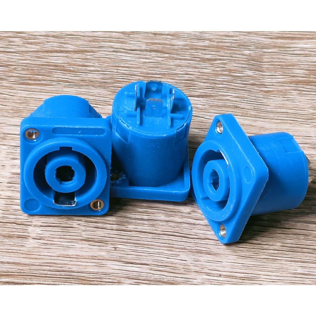 Socket Speakon Biru Drat