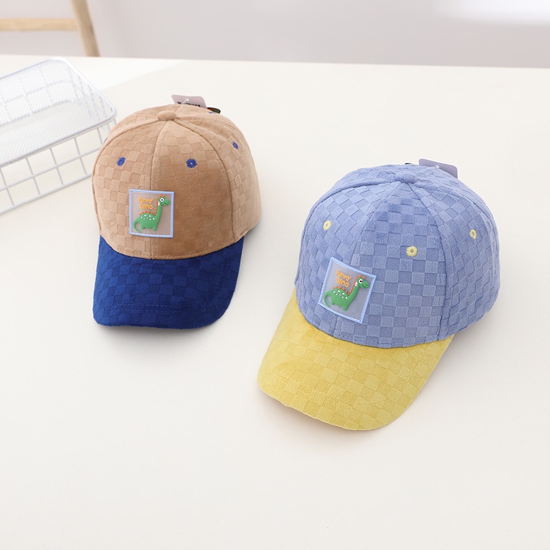 COD- Topi anak laki laki dan perempuan impor korea Motif KOTAK DINO Usia 1-4 tahun / topi anak impor korea topi keren anak anak