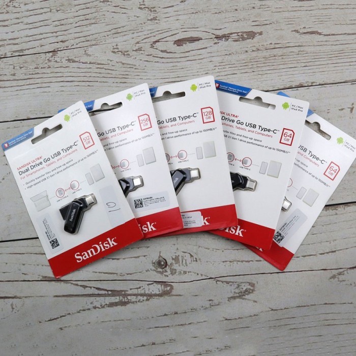 SanDisk Flashdisk OTG 32GB Ultra Dual Drive Go 32 GB USB Type C SDDDC3