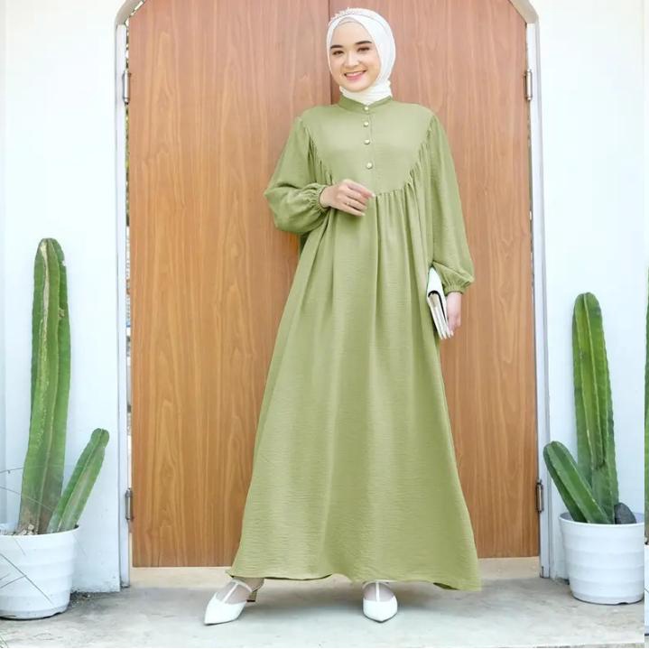 COD- Arnalla Dress GAMIS CRINKLE PREMIUM DRESS WANITA TERBARU 2022 BAJU KONDANGAN REMAJA KEKINIAN OOTD WANITA