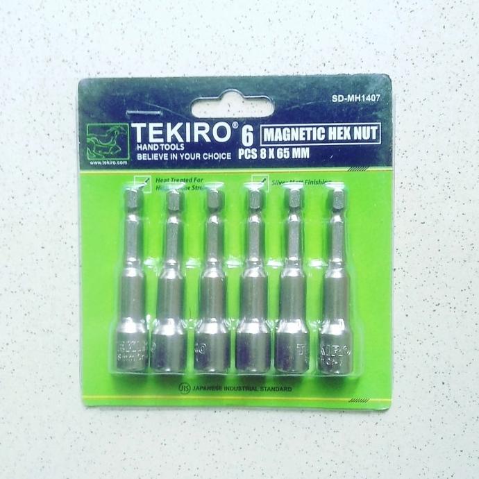 Tekiro Mata Roofing/Sock 8x65mm Magnetic/Roofing Hex Nut