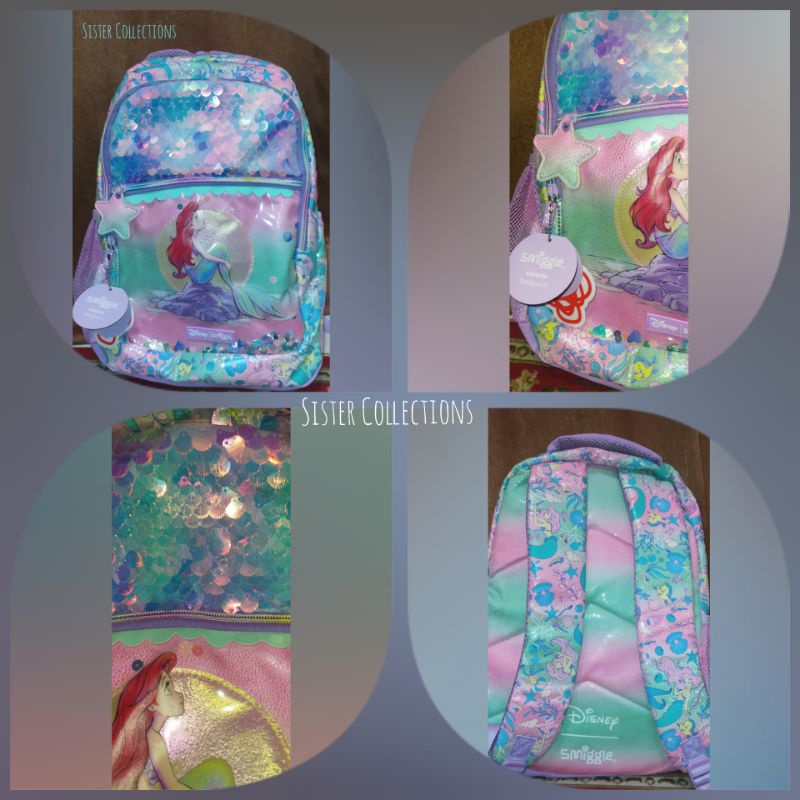 READY! Tas Ransel Smiggle Anak Ukuran Besar SD / Backpack Smiggle / Tas Ransel Sekolah Smiggle Karakter Disney Kualitas Import