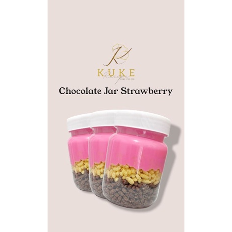 

chocolate jar rice crispy crunchy leleh choco jar buble rice cemilan coklat murah