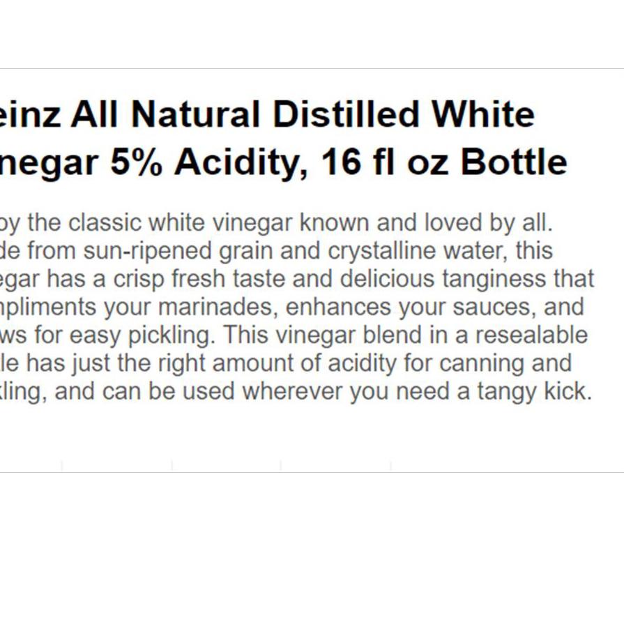

GRATIS ONGKIR✅Cuka Putih / Distilled White Vinegar Heinz 473 ML|RA1
