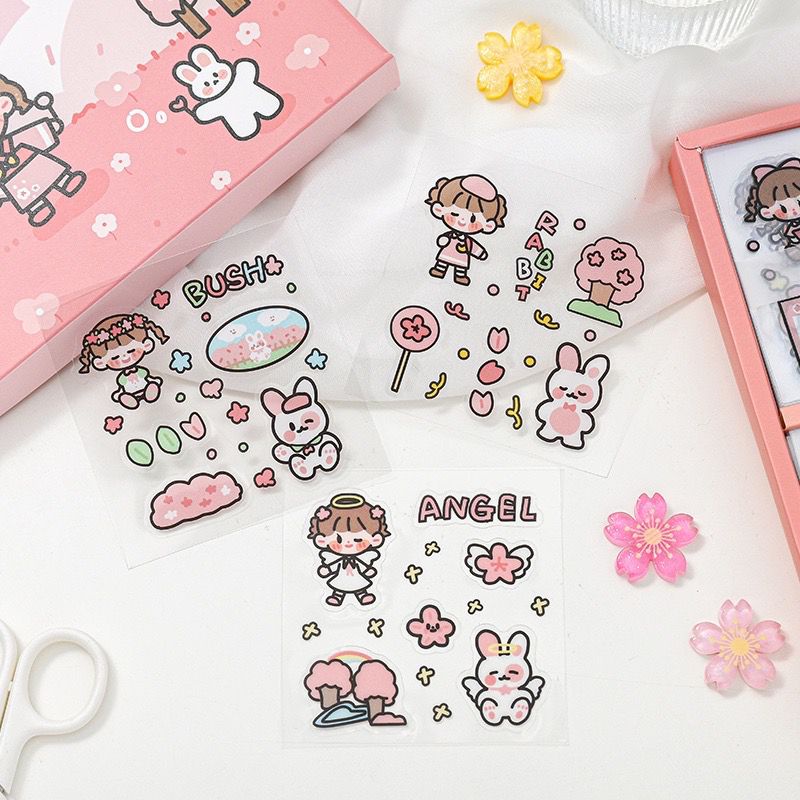 

(100LEMBAR) 1box 100 motif STIKER TUMBLR AESTHETIC SET/ Stiker Pack Aesthetic /Stiker Hp Laptop/ Sticker Tumblr-Sq