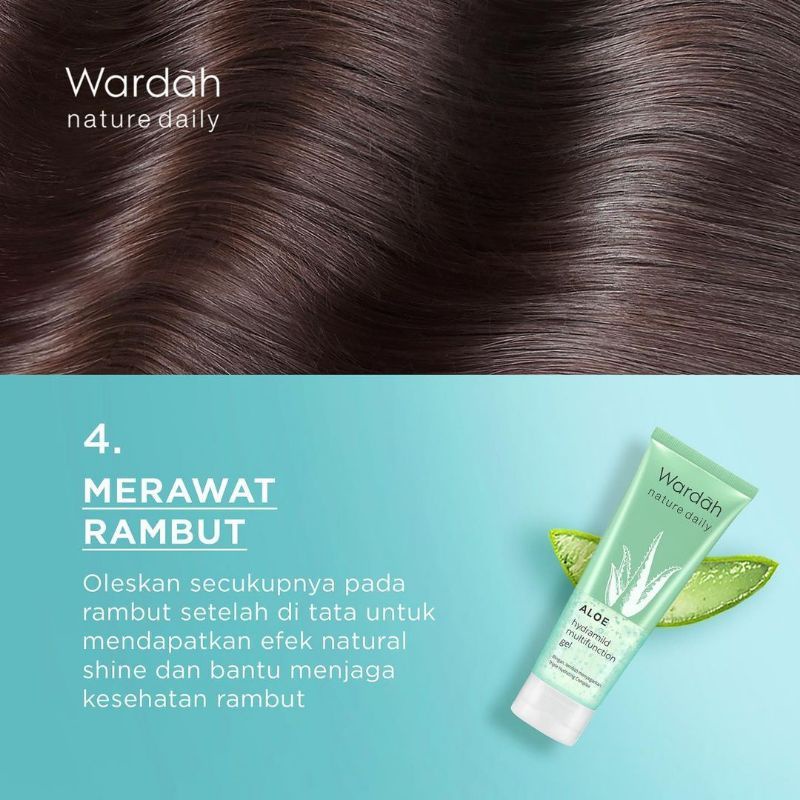 Wardah Nature Daily Aloe Hydramild Multifunction Gel 100ml