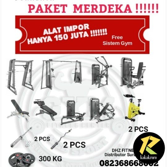PAKET MINI GYM DHZ FITNESS HEMAT IMPORT