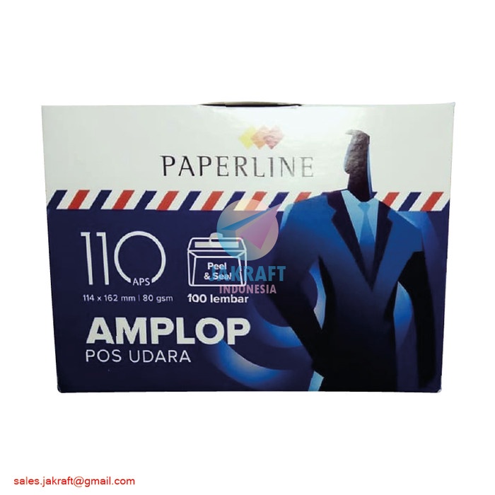 

Gilaa!!! Amplop Putih Airmail Paperline 110 Isi 100 (114 X 162 Mm) 80 Gram Gsm Berkualitas
