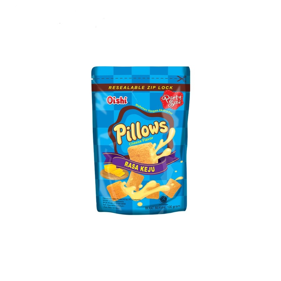 OISHI PILLOWS ISI KEJU 100GR CHEESE SNACK