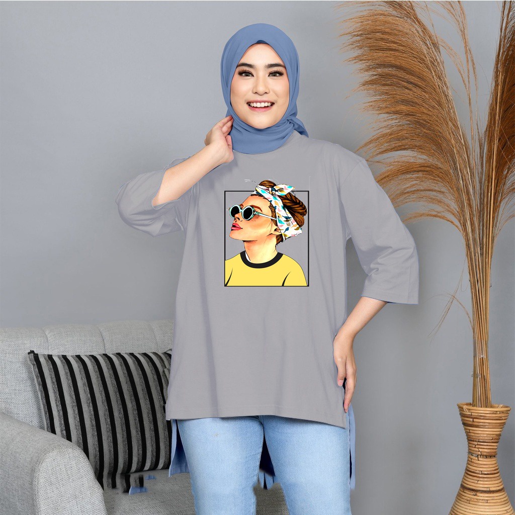 FC - TUNIK BASIC OVERSIZE WANITA HIJAB'S VARIASI 0140 DTF