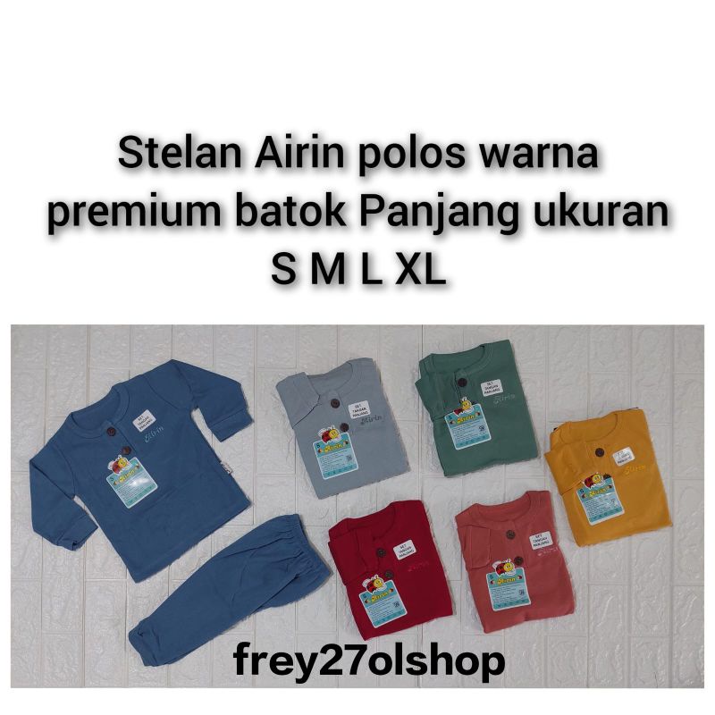 (1pc) AIRIN BABY POLOS PANJANG-PANJANG