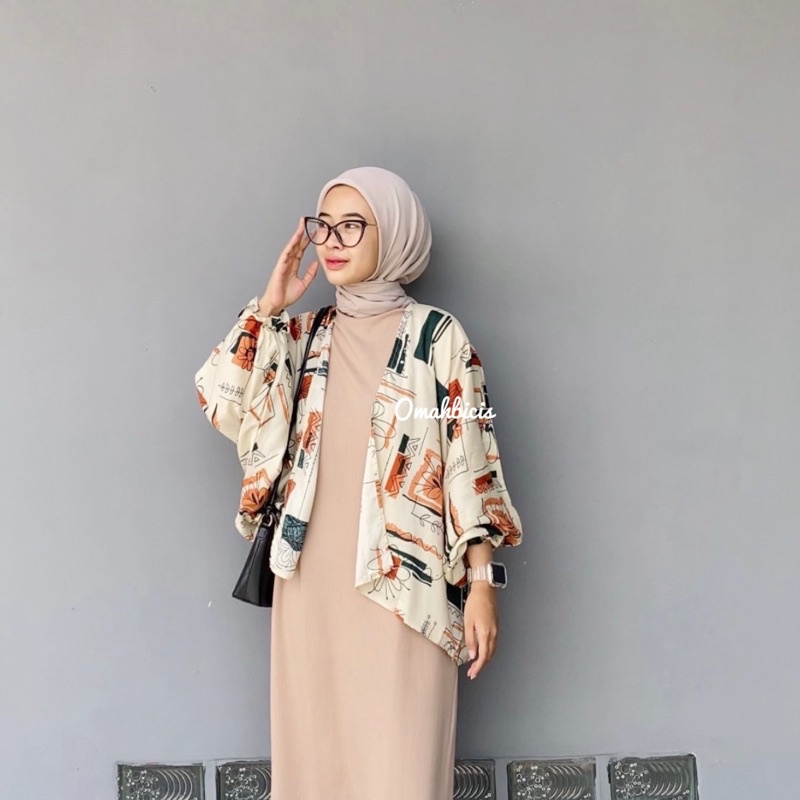 Camellia Outer by omahbicis-Outer Korea-Outer Rayon big size-Outer Wanita