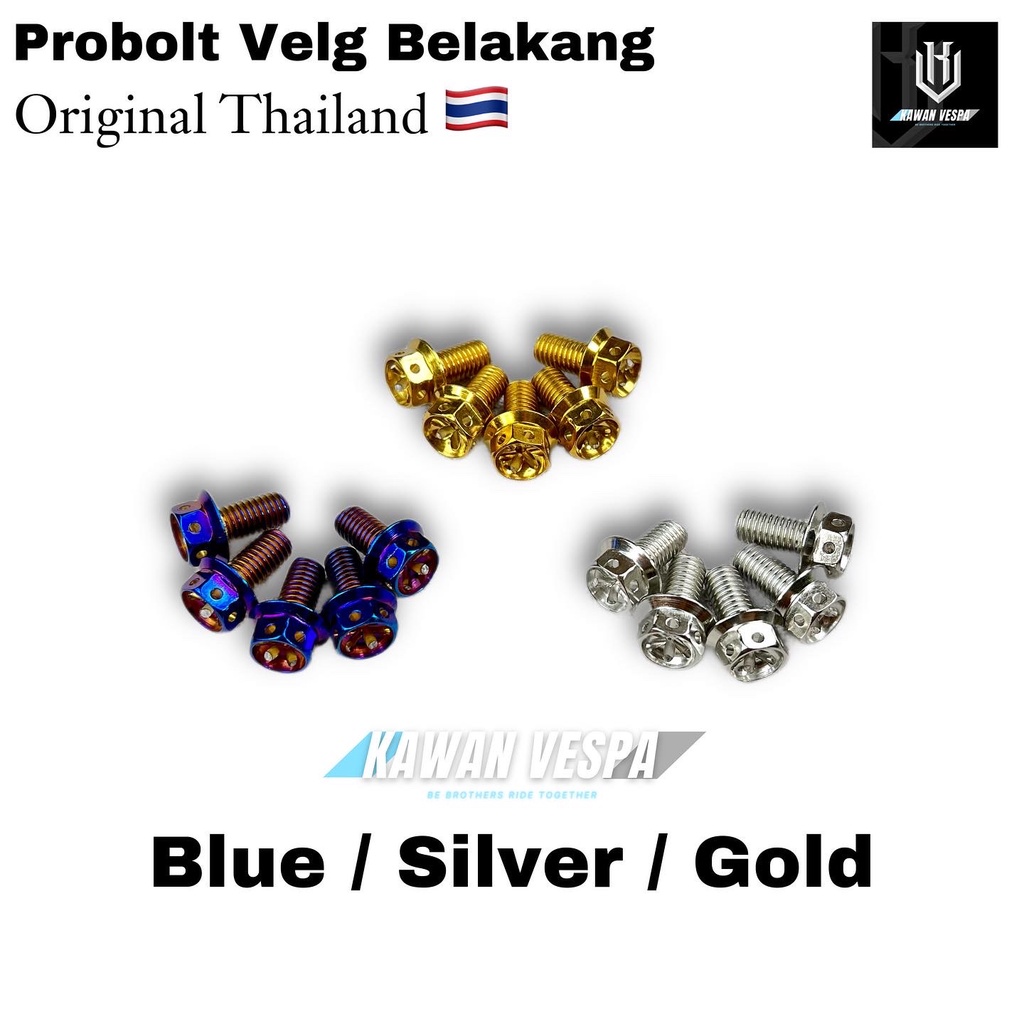 Probolt Velg Belakang Vespa Sprint Prima s125 LX