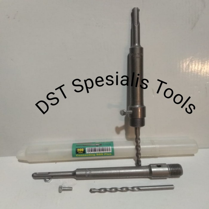 SAMBUNGAN MATA BOR CORING DRAT KE SDS CONNECTING SDS PLUS TCT 200mm