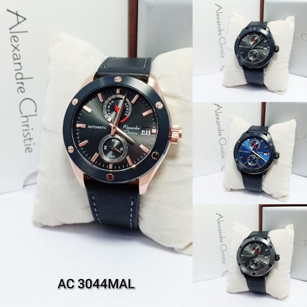 ALEXANDRE CHRISTIE OTOMATIS JAM TANGAN PRIA AC 3044MAL ORIGINAL GARANSI RESMI